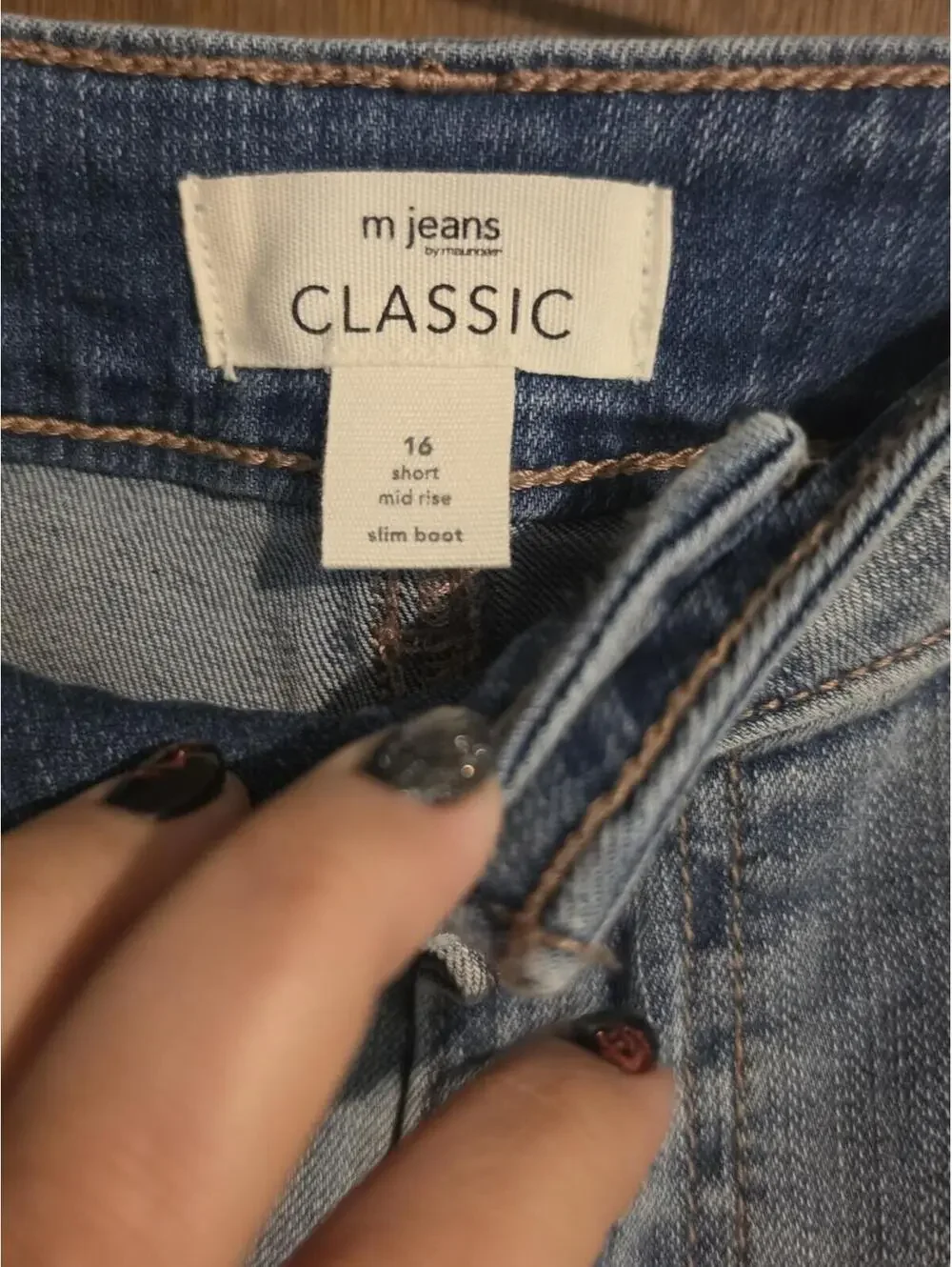 NWT Maurices Light Wash Straight Leg Jeans